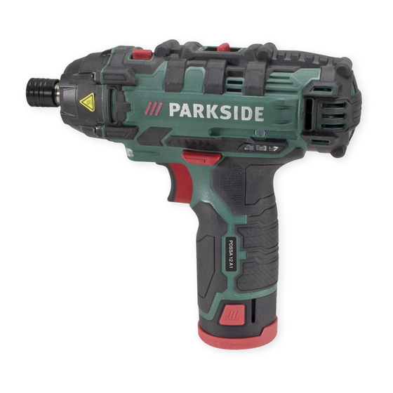 Parkside PDSSA 12 A1 Originalbetriebsanleitung