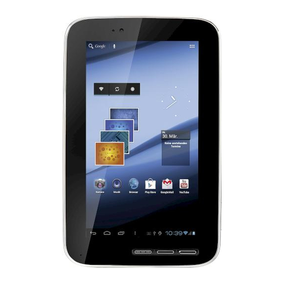 Touchlet X7GS Bedienungsanleitung