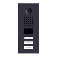 DoorBird D21x Serie Installationsanleitung