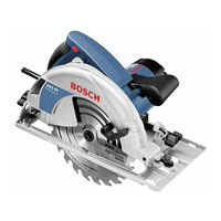 Bosch GKS Professional 85 Bedienungsanleitung/Originalbetriebsanleitung