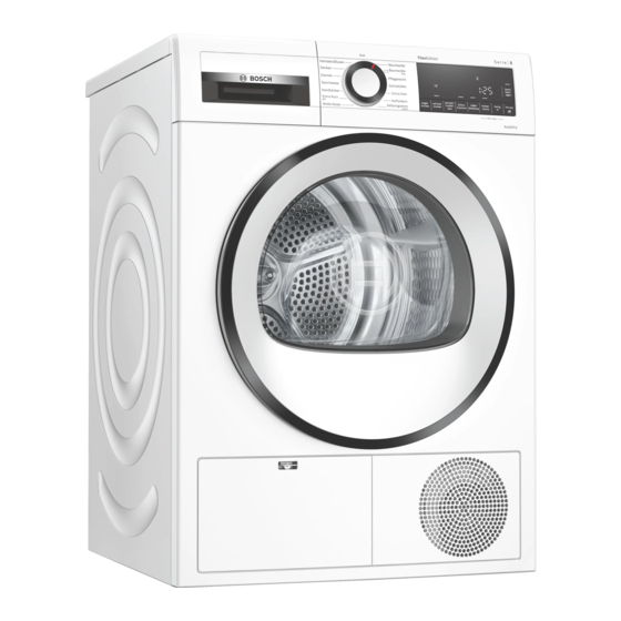 Bosch WQG2410EX Gebrauchs- Und Montageanleitung