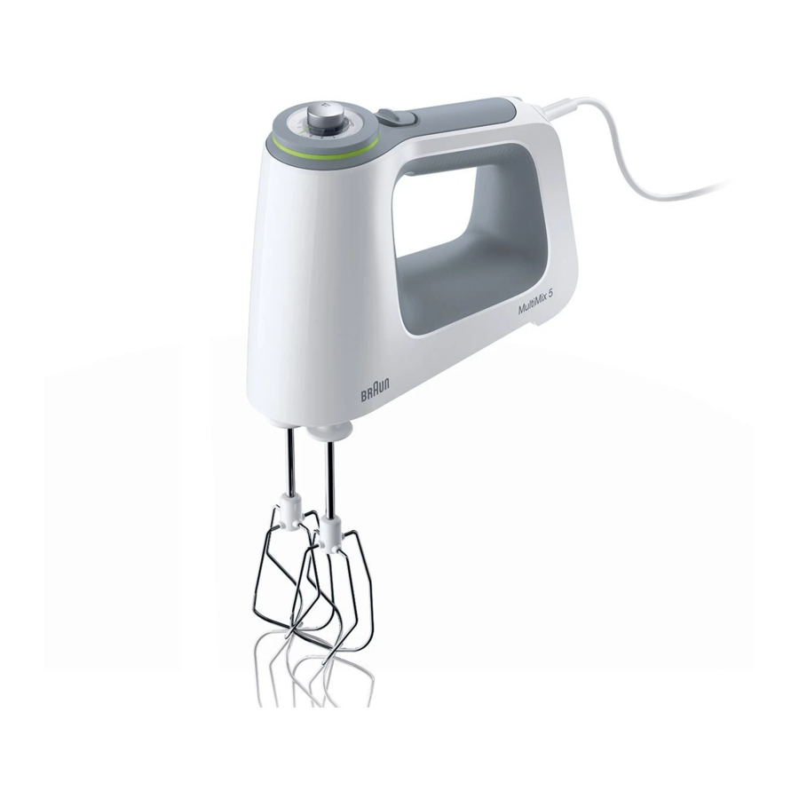 Braun MultiMix 5 HM 5107 Bedienungsanleitung