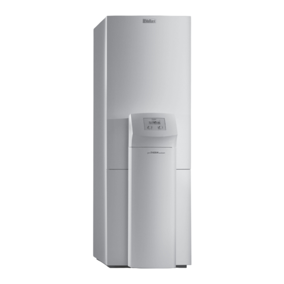 Vaillant geoTHERM exclusiv Bedienungsanleitung