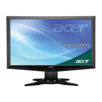Acer G185HV Bedienungsanleitung