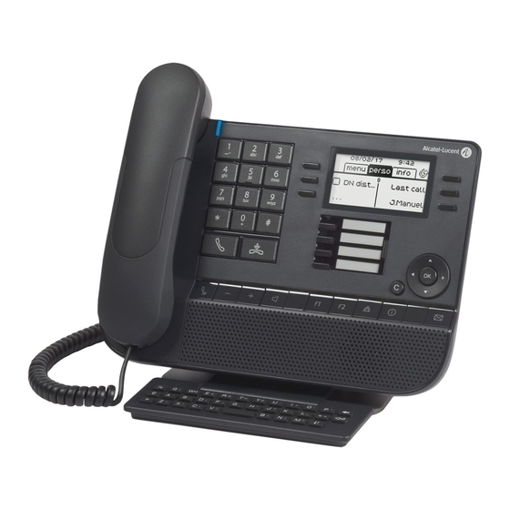 Alcatel-Lucent 8028s Premium DeskPhone Benutzerhandbuch
