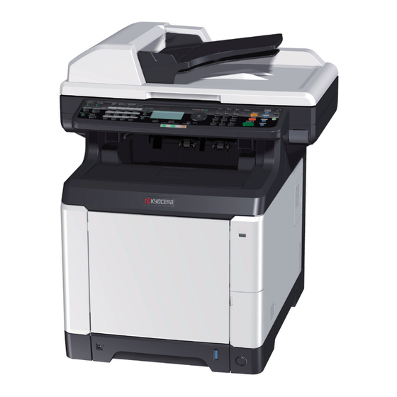 Kyocera ECOSYS M6026cdn Schnellinstallations-Anleitung