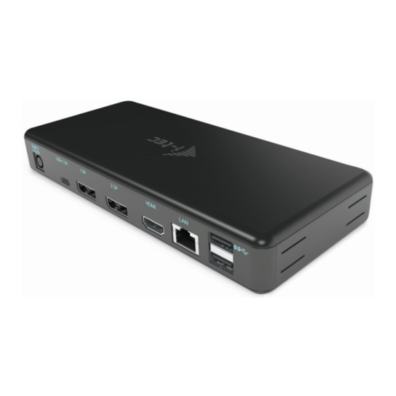 i-tec THUNDERBOLT 3 Gebrauchsanweisung