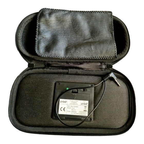 Crivit BS-210 Bedienungsanleitung
