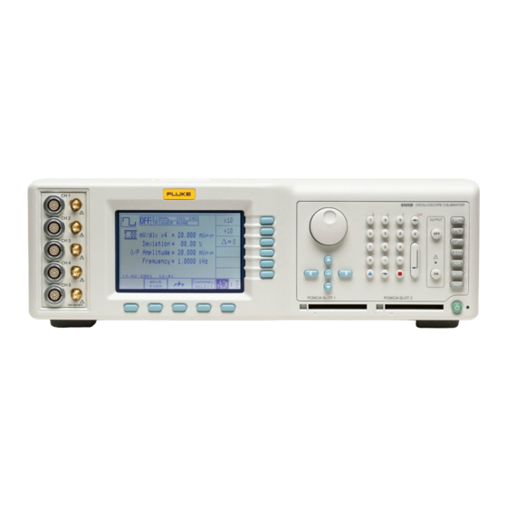 Fluke 9500B Kalibrierhandbuch