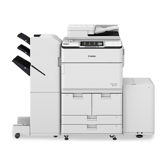 Canon imageRUNNER ADVANCE DX 6700i serie Handbücher