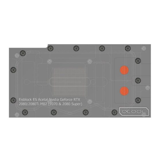 Alphacool Eisblock ES Acetal Bedienungsanleitung