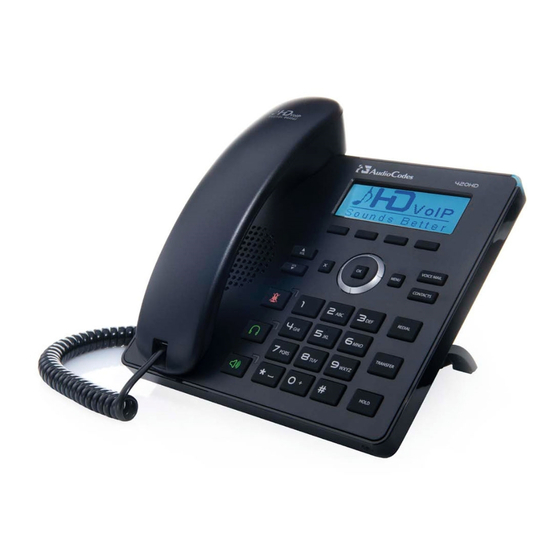 AudioCodes 405HD Kurzanleitung