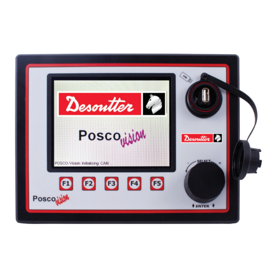 Desoutter Posco vision Bedienungsanleitung