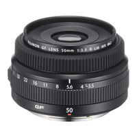 FujiFilm GF50mmF3.5 R LM WR Bedienungsanleitung