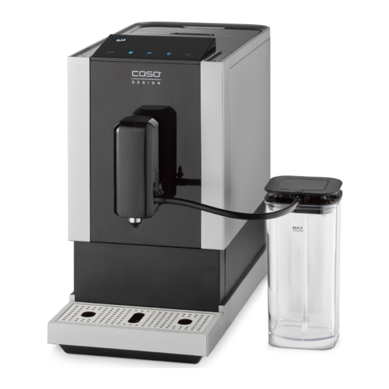 CASO DESIGN Café Crema Touch Schnellanleitung