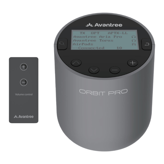 Avantree Orbit Pro Bedienungsanleitung