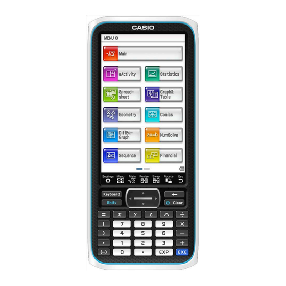 Casio ClassPad II Bedienungsanleitung