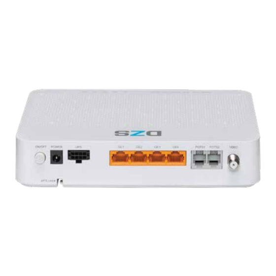 thurcom ZHONE GPON 2427A1 Anleitung