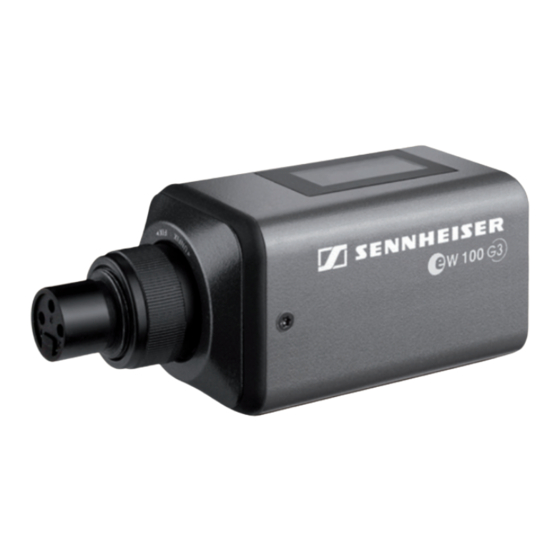 Sennheiser SKP 100 Bedienungsanleitung