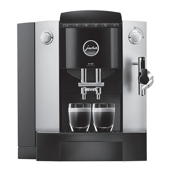 Jura WF600 Bedienungsanleitung