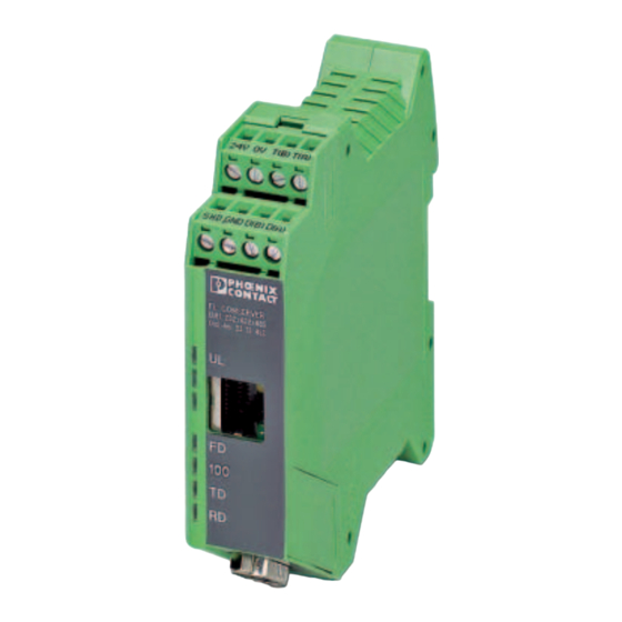 Phoenix Contact FL COMSERVER 232 Beschreibung