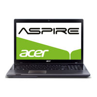 Acer Aspire 7750 Serie Kurzanleitung