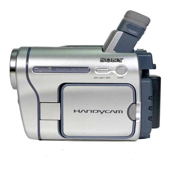 Sony Handycam video Hi8 CCD-TRV228E Handbücher