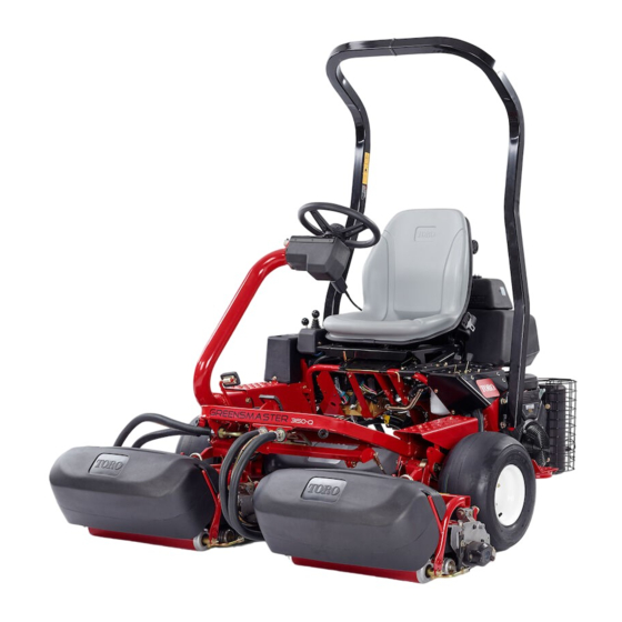Toro Greensmaster 3150 Bedienungsanleitung