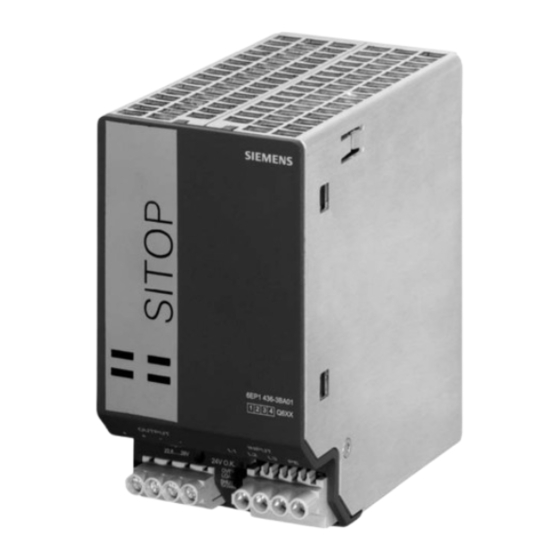 Siemens SITOP modular Betriebsanleitung