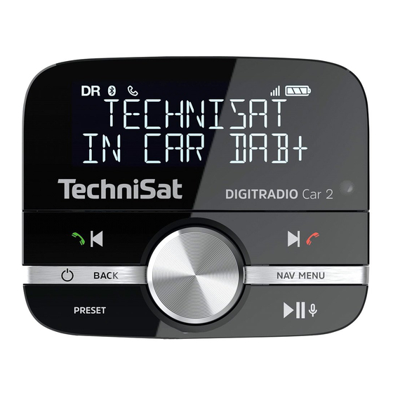 TechniSat DIGITRADIO Car 2 Bedienungsanleitung