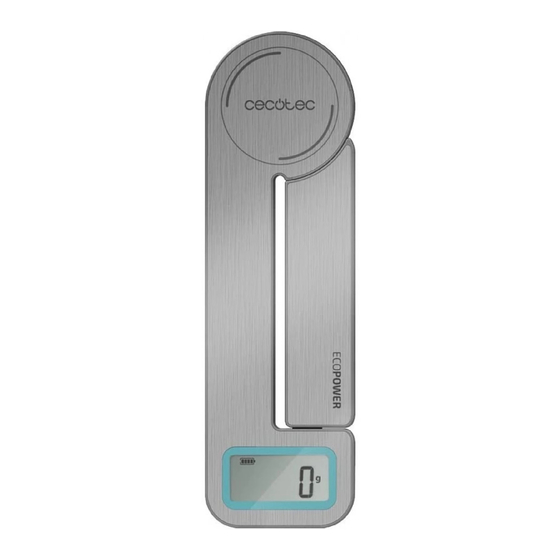 cecotec COOK CONTROL 10100 ECOPOWER COMPACT Bedienungsanleitung