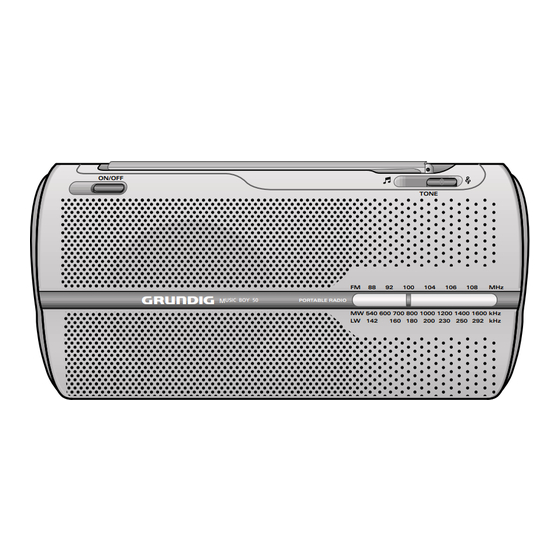 Grundig RP 5200 Bedienungsanleitung