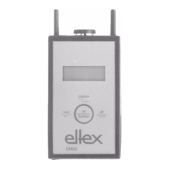 ELTEX EM03 Betriebsanleitung