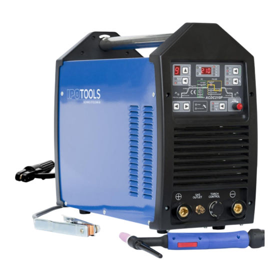 IPOTOOLS WIG 210P ACDC IGBT Digital Originalbetriebsanleitung