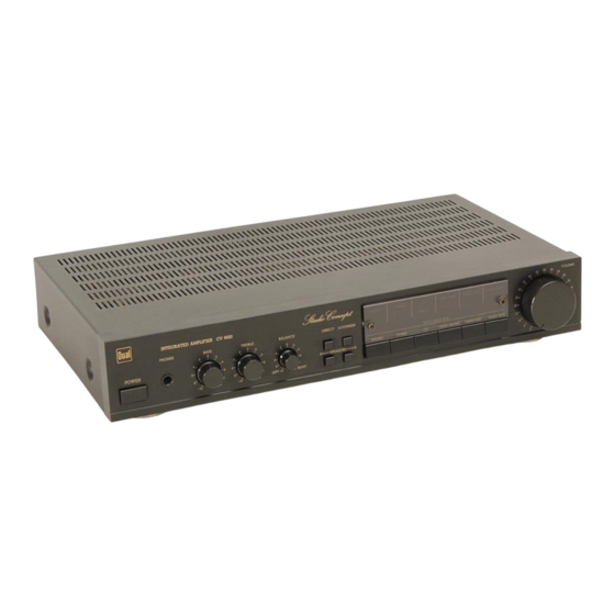 Dual Studio Concept CV 6020 Serviceanleitung