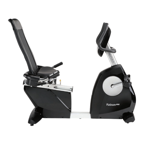 Tunturi Recumbent Bike Betriebsanleitung