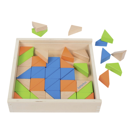beleduc Triangle Blox Nature Spielanleitung