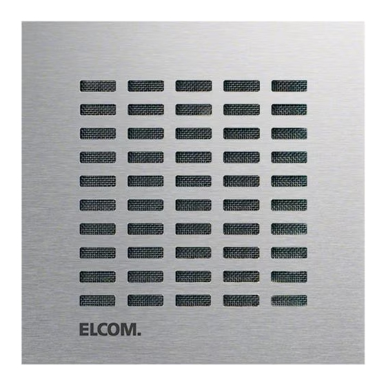 ELCOM LBM-300 Kurzanleitung