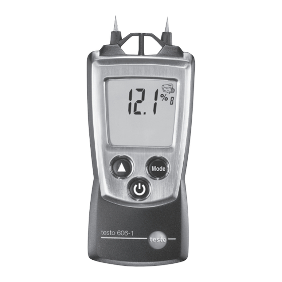 testo 606-1 Bedienungsanleitung