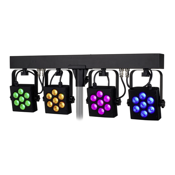 thomann StairVille CLB4 RGB Compact LED Bar 4 Bedienungsanleitung