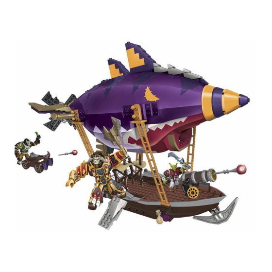 MEGA BLOKS World of WarCraft Kobold Zeppelin Hinterhalt Bedienungsanleitung