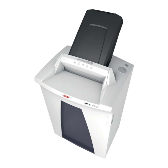 HSM securio AF 500 Betriebsanleitung