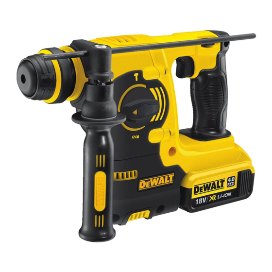 DeWalt XR LI-ION DCH243 Übersetzt Von Den Originalanweisungen
