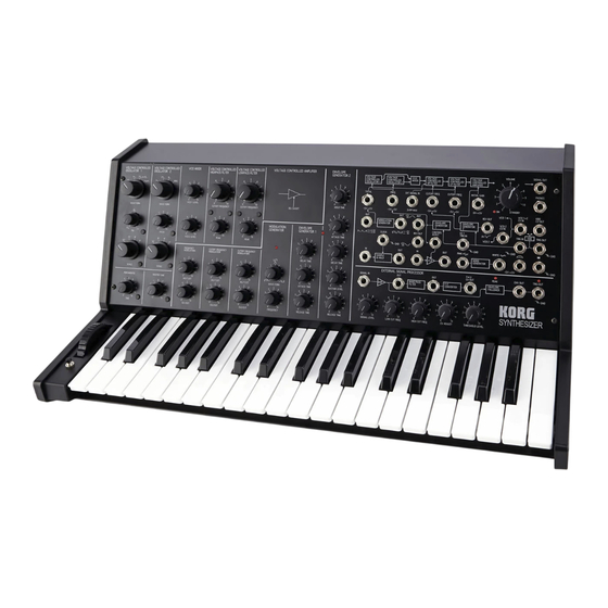 Korg MS-20 Kit Bedienungsanleitung