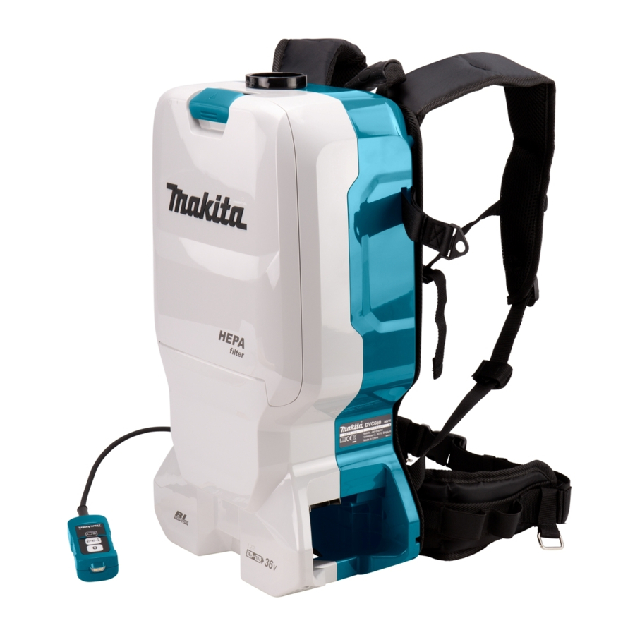 Makita DVC660 Betriebsanleitung