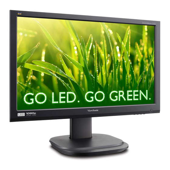 ViewSonic VG2236wm-LED Bedienungsanleitung