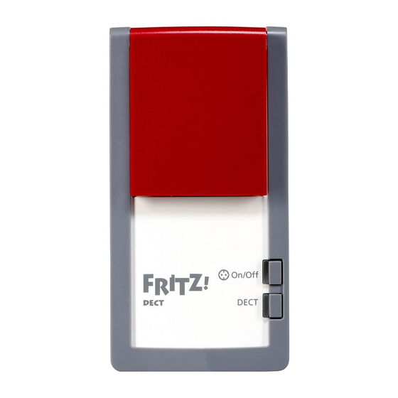 AVM FRITZ!DECT 210 Schnellstartanleitung