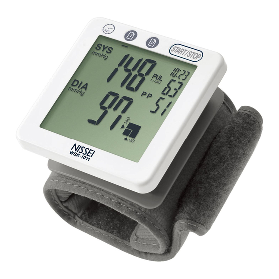 Nissei WSK-1011 Bedienungsanleitung