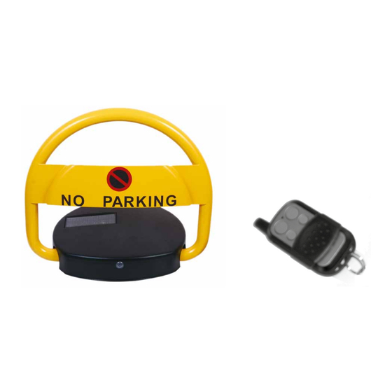 Betec Parking Lock CWZSE Solar Installation Und Bedienung