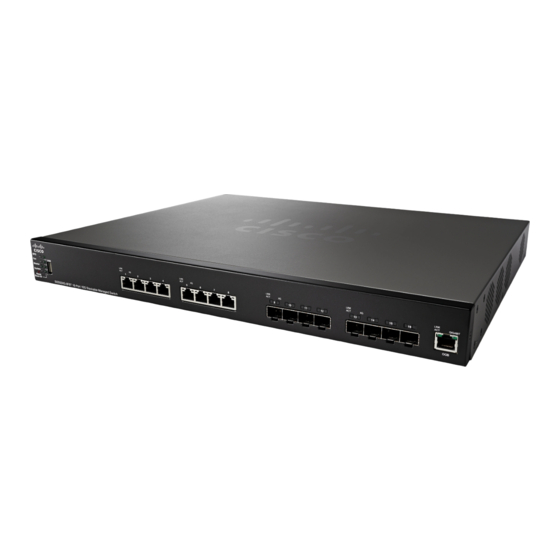 Cisco SG550XG-24F Handbücher